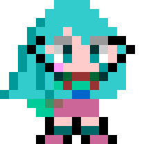 ドット版ミカドちゃん ドット版ミカドちゃん